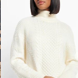 Cable Knit Turtleneck Oversized Sweater